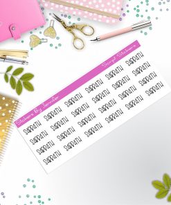 Sabbath Script Stickers, Typography Stickers, Planner Stickers, Journal Stickers, Functional Planner Stickers, Stationary Stickers