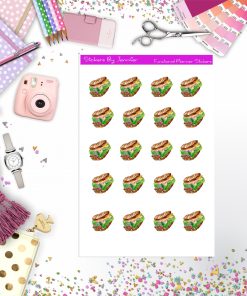 Sandwich Stickers, Planner Stickers, Journal Stickers, Functional Planner Stickers, Stationary Stickers