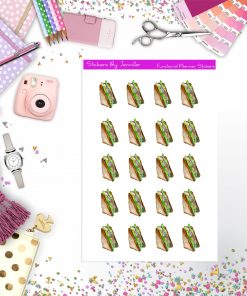 Sandwich Stickers, Planner Stickers, Journal Stickers, Functional Planner Stickers, Stationary Stickers