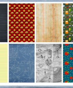 School Full Box Planner Stickers, Big Happy Planner, Erin Condren, Classic Happy Planner