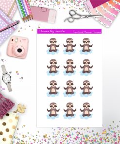 Sloth Stickers, Planner Stickers, Journal Stickers, Functional Planner Stickers, Stationary Stickers