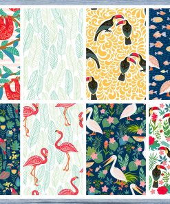 Sloths And Flamingos Full Box Planner Stickers, Big Happy Planner, Erin Condren, Classic Happy Planner