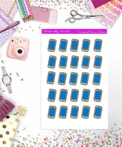 Smartphone Stickers, Planner Stickers, Journal Stickers, Functional Planner Stickers, Stationary Stickers
