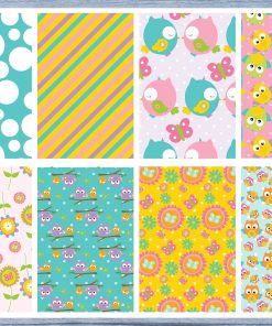 So Cute Owls Full Box Planner Stickers, Big Happy Planner, Erin Condren, Classic Happy Planner