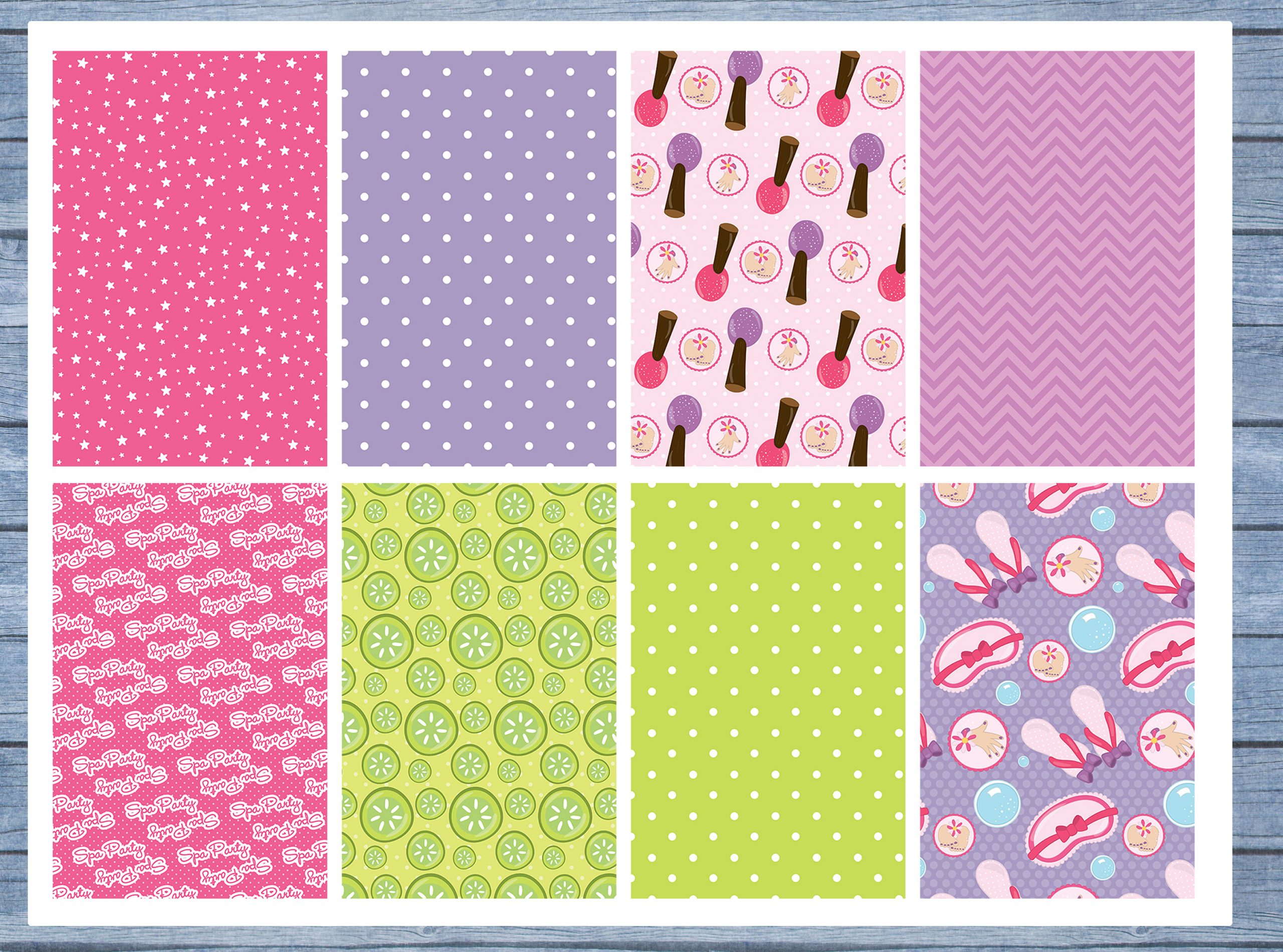 Spa Full Box Planner Stickers, Big Happy Planner, Erin Condren, Classic Happy Planner