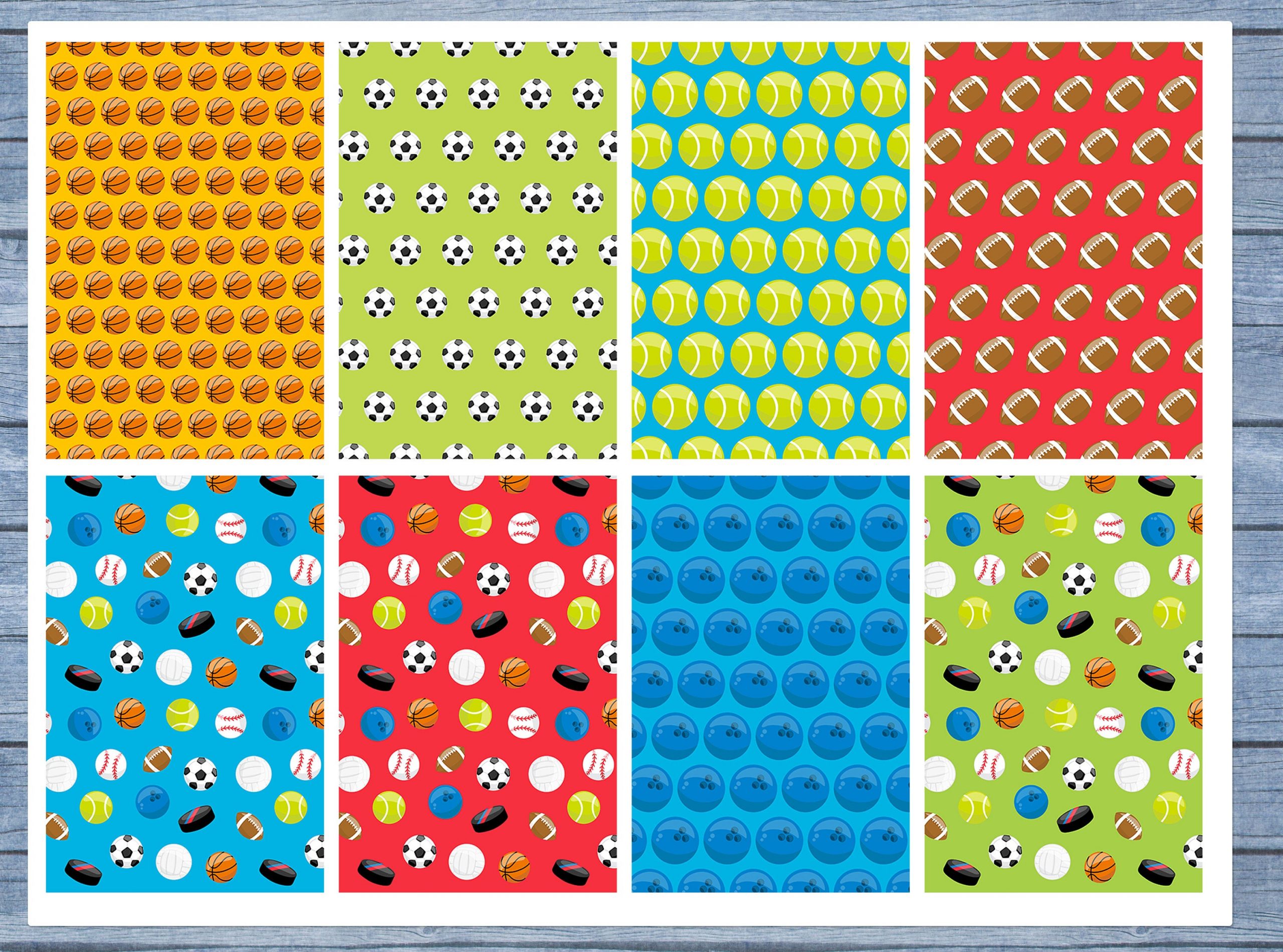 Sports Themed Full Box Planner Stickers, Big Happy Planner, Erin Condren, Classic Happy Planner, Mini Happy Planner