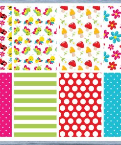 Spring Bugs Full Box Planner Stickers, Big Happy Planner, Erin Condren, Classic Happy Planner