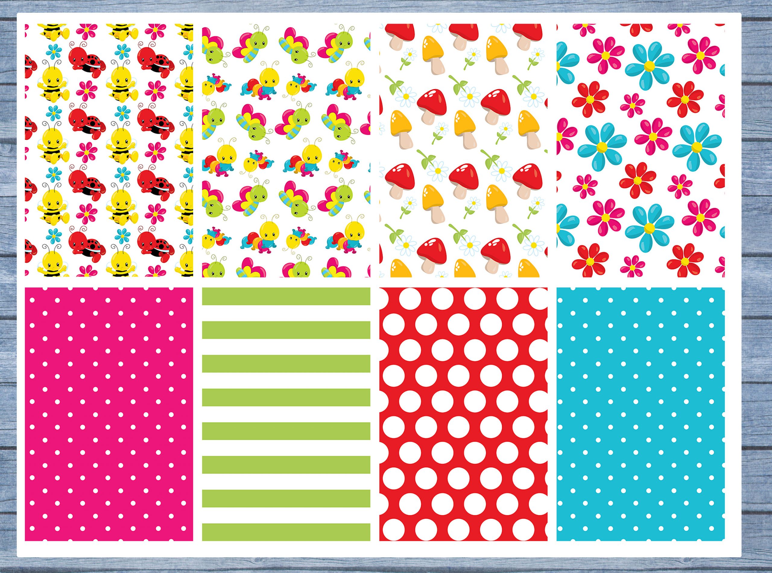 Spring Bugs Full Box Planner Stickers, Big Happy Planner, Erin Condren, Classic Happy Planner