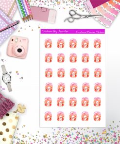 Strawberry Jam Sandwich Stickers, Planner Stickers, Journal Stickers, Functional Planner Stickers, Stationary Stickers