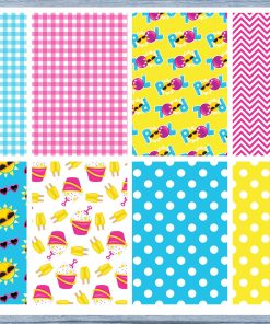 Summer Pool Full Box Planner Stickers, Big Happy Planner, Erin Condren, Classic Happy Planner