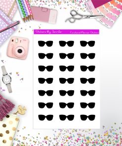 Sunglasses Stickers, Planner Stickers, Journal Stickers, Functional Planner Stickers, Stationary Stickers