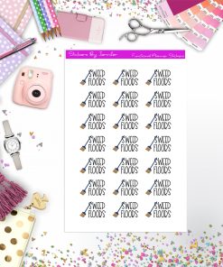 Sweep Floors Stickers, Planner Stickers, Journal Stickers, Functional Planner Stickers, Stationary Stickers
