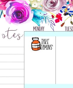 Alternative view of Take Vitamins Stickers, Planner Stickers, Journal Stickers, Functional Planner Stickers, Stationary Stickers