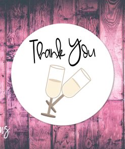 Thank You, Small Business Stickers, Circle Stickers, Stationary  Stickers, Functional Planner Stickers, Envelope Stickers