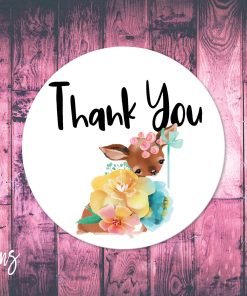 Thank You, Small Business Stickers, Circle Stickers, Stationary Stickers, Functional Planner Stickers, Envelope Stickers