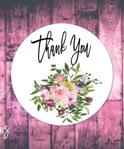 Thank You, Small Business Stickers, Circle Stickers, Stationary Stickers, Functional Planner Stickers, Envelope Stickers