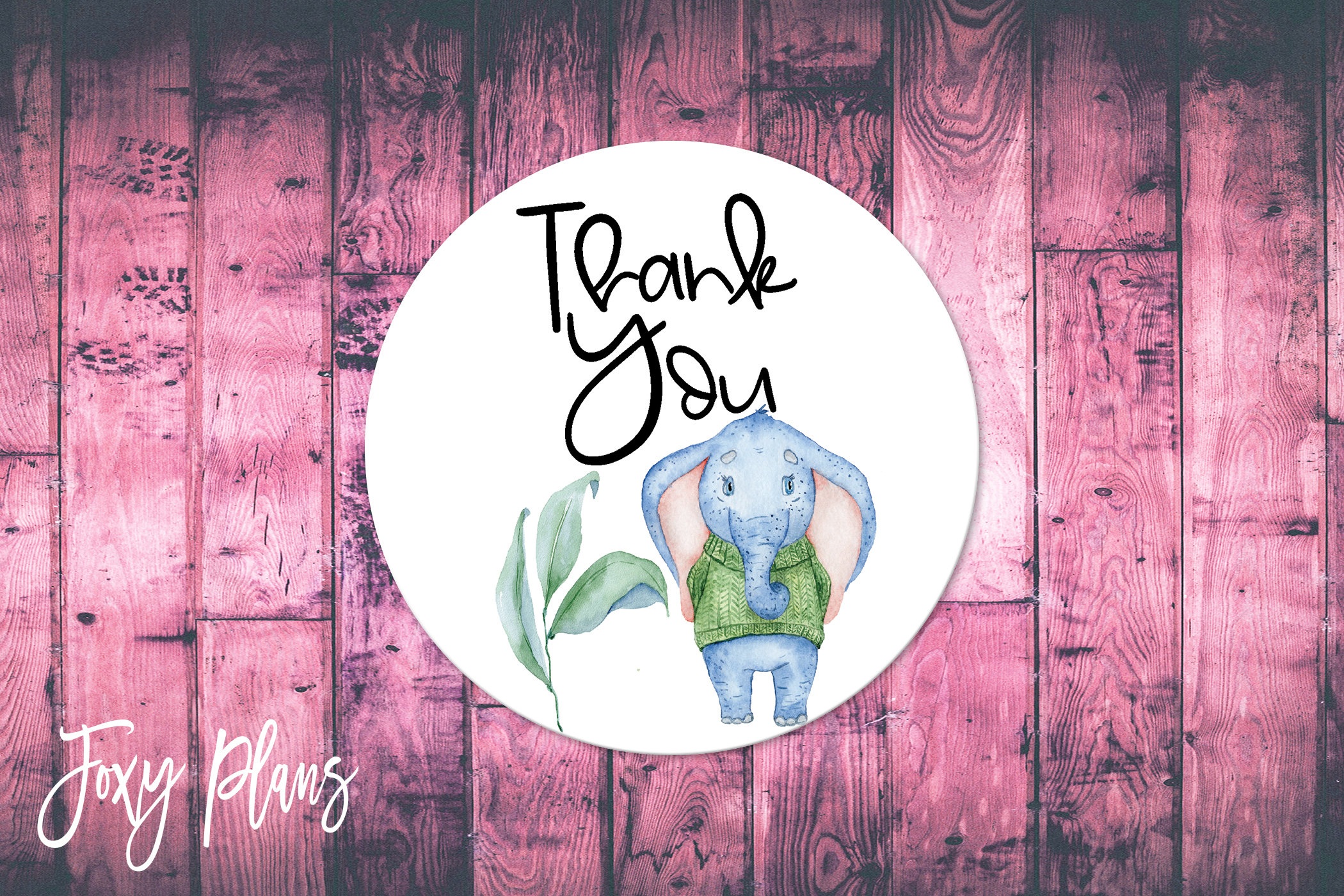Thank You, Small Business Stickers, Circle Stickers, Stationary Stickers, Functional Planner Stickers, Envelope Stickers