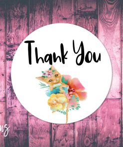 Thank You, Small Business Stickers, Circle Stickers, Stationary Stickers, Functional Planner Stickers, Envelope Stickers