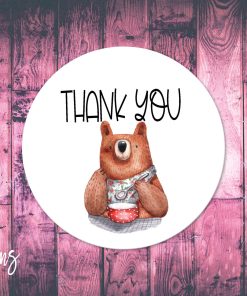 Thank You, Small Business Stickers, Circle Stickers, Stationary Stickers, Functional Planner Stickers, Envelope Stickers