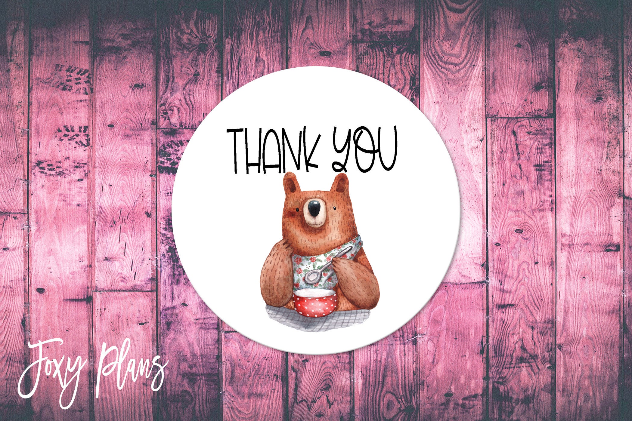 Thank You, Small Business Stickers, Circle Stickers, Stationary Stickers, Functional Planner Stickers, Envelope Stickers
