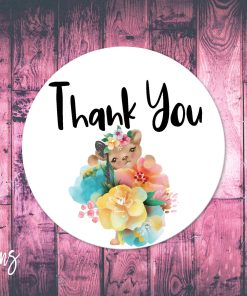 Thank You, Small Business Stickers, Circle Stickers, Stationary Stickers, Functional Planner Stickers, Envelope Stickers