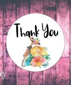 Thank You, Small Business Stickers, Circle Stickers, Stationary Stickers, Functional Planner Stickers, Envelope Stickers