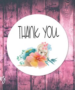 Thank You, Small Business Stickers, Circle Stickers, Stationary Stickers, Functional Planner Stickers, Envelope Stickers