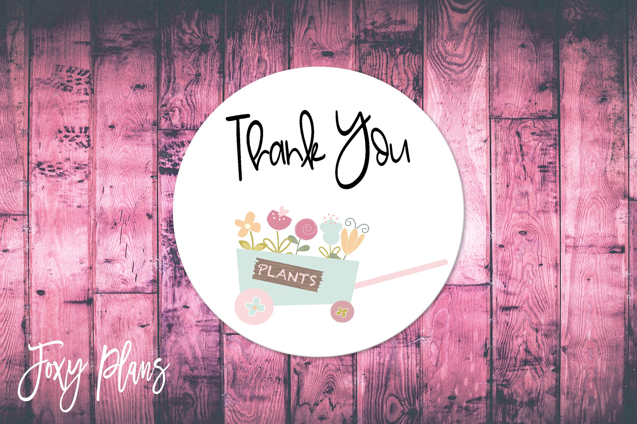 Thank You, Small Business Stickers, Circle Stickers, Stationary Stickers, Functional Planner Stickers, Envelope Stickers