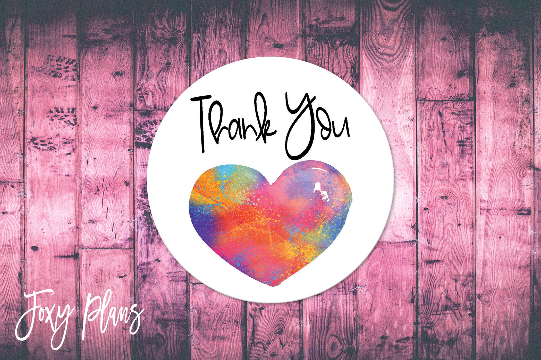 Thank You, Small Business Stickers, Circle Stickers, Stationary Stickers, Functional Planner Stickers, Envelope Stickers