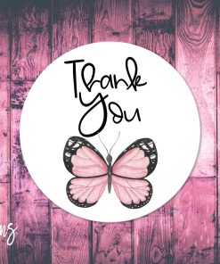 Thank You, Small Business Stickers, Circle Stickers, Stationary Stickers, Functional Planner Stickers, Envelope Stickers