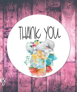 Thank You, Small Business Stickers, Circle Stickers, Stationary Stickers, Functional Planner Stickers, Envelope Stickers