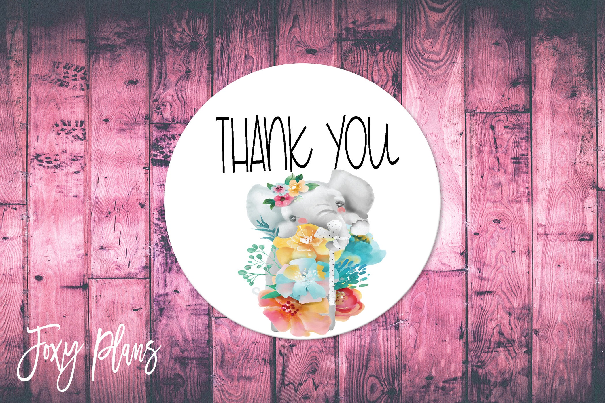 Thank You, Small Business Stickers, Circle Stickers, Stationary Stickers, Functional Planner Stickers, Envelope Stickers