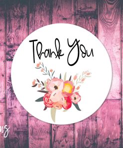 Thank You, Small Business Stickers, Circle Stickers, Stationary  Stickers, Functional Planner Stickers, Envelope Stickers
