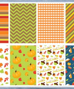 Thanksgiving Full Box Planner Stickers, Big Happy Planner, Erin Condren, Classic Happy Planner