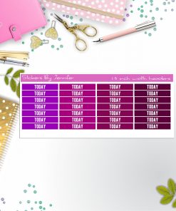 Today Planner Headers, Planner Stickers, Journal Stickers, Functional Planner Stickers, Stationary Stickers