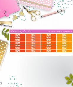 Today Planner Headers, Planner Stickers, Journal Stickers, Functional Planner Stickers, Stationary Stickers