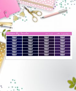 Today Planner Headers, Planner Stickers, Journal Stickers, Functional Planner Stickers, Stationary Stickers