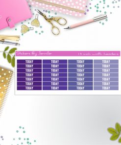 Today Planner Headers, Planner Stickers, Journal Stickers, Functional Planner Stickers, Stationary Stickers