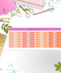 Today Planner Headers, Planner Stickers, Journal Stickers, Functional Planner Stickers, Stationary Stickers