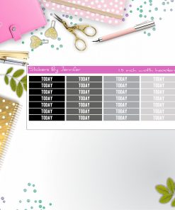 Today Planner Headers, Planner Stickers, Journal Stickers, Functional Planner Stickers, Stationary Stickers