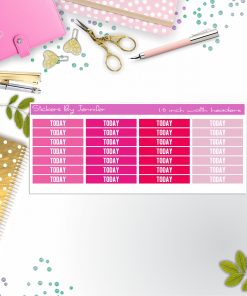 Today Planner Headers, Planner Stickers, Journal Stickers, Functional Planner Stickers, Stationary Stickers