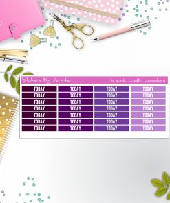 Today Planner Headers, Planner Stickers, Journal Stickers, Functional Planner Stickers, Stationary Stickers
