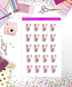 Toilet Bowl Cleaner Stickers, Planner Stickers, Journal Stickers, Functional Planner Stickers, Stationary Stickers