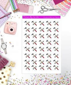 Tools Stickers, Planner Stickers, Journal Stickers, Functional Planner Stickers, Stationary Stickers