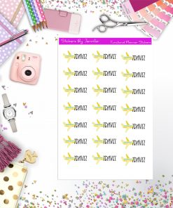 Travel Stickers, Planner Stickers, Journal Stickers, Functional Planner Stickers, Stationary Stickers
