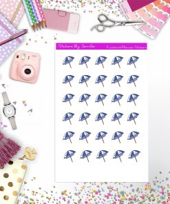 Umbrella Stickers, Planner Stickers, Journal Stickers, Functional Planner Stickers, Stationary Stickers