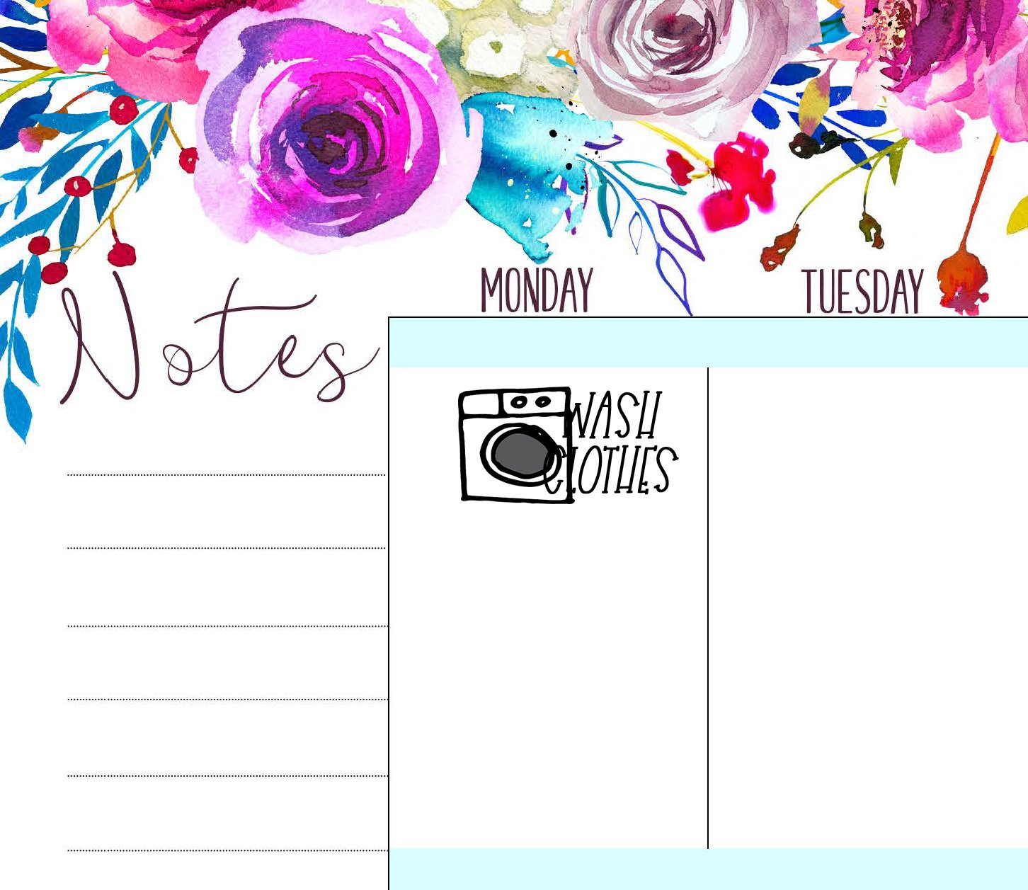 Wash Clothes Stickers, Planner Stickers, Journal Stickers, Functional Planner Stickers, Stationary Stickers - Image 3