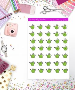 Water Plants Stickers, Planner Stickers, Journal Stickers, Functional Planner Stickers, Stationary Stickers