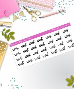 Work Script Stickers, Planner Stickers, Journal Stickers, Functional Planner Stickers, Stationary Stickers