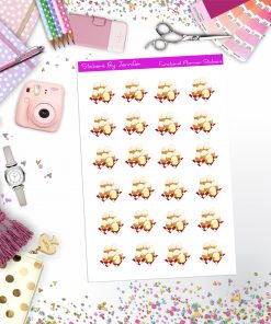 Zeppole Stickers, Planner Stickers, Journal Stickers, Functional Planner Stickers, Stationary Stickers